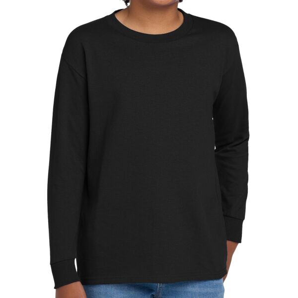np-Youth Heavy Cotton 100% Cotton Long Sleeve T Shirt Thumbnail