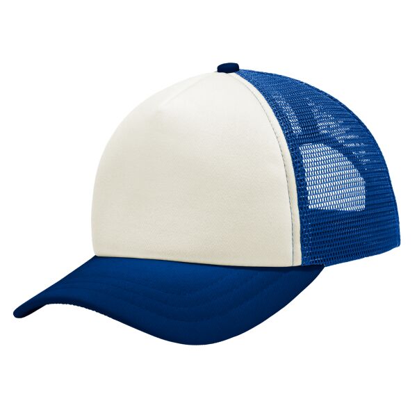 B3 NP 5 Panel Twill Foam Trucker Cap Thumbnail
