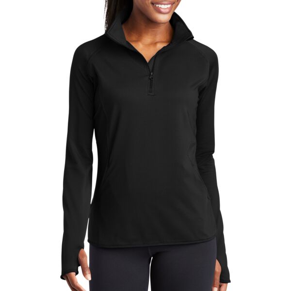 B3R_Women's Sport Wick ® Stretch 1/4 Zip Pullover Thumbnail
