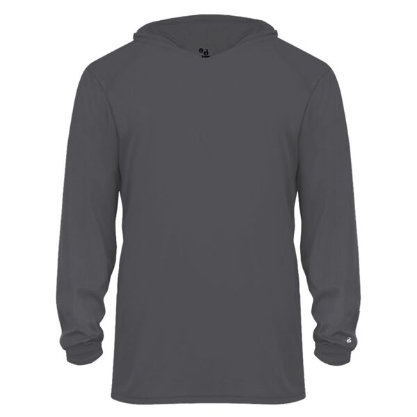 B3RP NUMBER ONLY Youth B-Core Long Sleeve Hooded T-Shirt Thumbnail