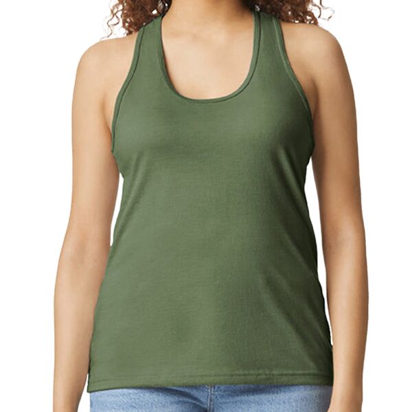 B3R Softstyle ® Women's CVC Racerback Tank Thumbnail