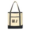 Large Cotton Canvas Boat Tote Thumbnail