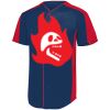 B3VP Youth Full-Button Baseball Jersey Thumbnail