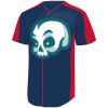 B3VP Youth Full-Button Baseball Jersey Thumbnail