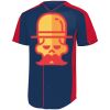 B3VP Youth Full-Button Baseball Jersey Thumbnail