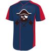 B3VP Youth Full-Button Baseball Jersey Thumbnail
