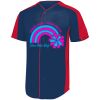 B3VP Youth Full-Button Baseball Jersey Thumbnail